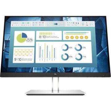 HP Monitor IPS LED HP 21.5 E22 G4, Full HD (1920 x 1080), VGA, HDMI, DIsplayPort (Negru/Argintiu)