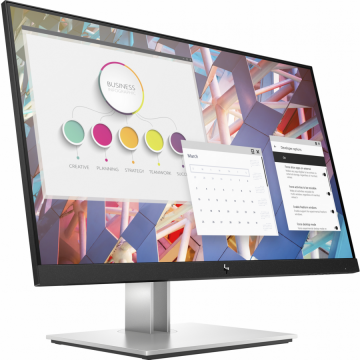 HP Monitor IPS LED HP 24 E24 G4, Full HD (1920 x 1080), VGA, HDMI, DisplayPort (Negru)