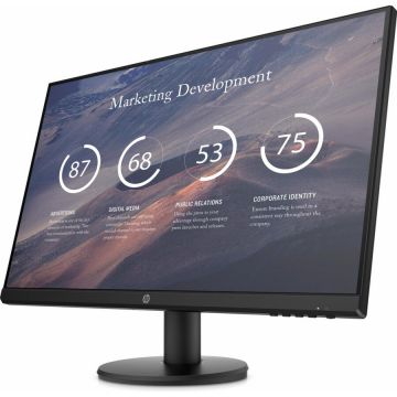 HP Monitor IPS LED HP 27 P27v G4, Full HD (1920 x 1080), VGA, HDMI (Negru)