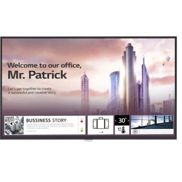 Lg Display Profesional IPS LED LG 43 43UH5F, UHD, DVI, HDMI, DisplayPort, Negru
