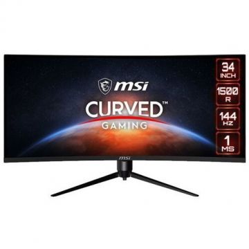 MSI Monitor Gaming VA LED MSI Optix MAG342CQR,34inch WQHD 3440 x 1440, HDMI, DisplayPort, AMD FreeSync, 144Hz, Ecran curbat, Pivot, 1ms, Negru MSI Monitor Gaming VA LED MSI Optix MAG342CQR,34inch WQHD 3440 x 1440, HDMI, DisplayPort, AMD FreeSync, 144Hz, Ecran curbat, Pivot, 1ms, Negru