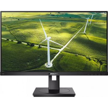 Philips Monitor IPS LED Philips 23.8 242B1G/00, Full HD (1920 x 1080), VGA, DVI, HDMI, DisplayPort, Boxe, Pivot, 75 Hz (Negru)
