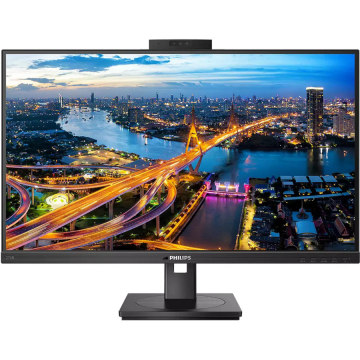 Philips Monitor Philips LED IPS 27'', QHD, 75Hz, 4ms, FlickerFree, Pivot, Display Port, HDMI, USB, USB-C, Negru