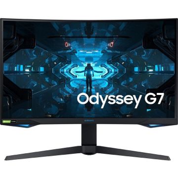 Samsung Monitor LED Gaming Curbat Samsung Odyssey G7 27 inch 1ms Black