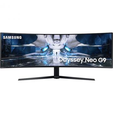 Samsung Monitor LED Samsung Gaming Odyssey Neo G9 LS49AG950NUXEN Curbat 49 inch 1 ms Negru HDR FreeSync Premium Pro & G-Sync Compatible 240 Hz