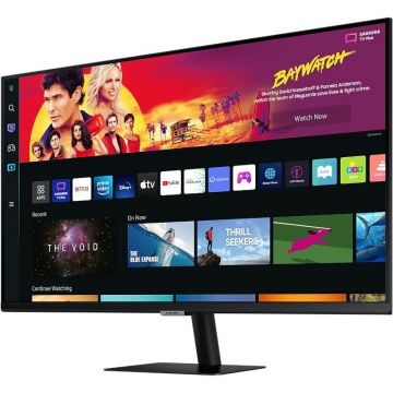 Samsung Monitor Smart LED VA Samsung 32, 4k UHD, HDMI, WIDI, Bluetooth, Negru