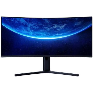 Xiaomi Monitor Gaming LED Xiaomi 34 Mi Curved, 3440 × 1440, HDMI, DisplayPort, Ecran Curbat, 144 Hz, 4 ms, Negru