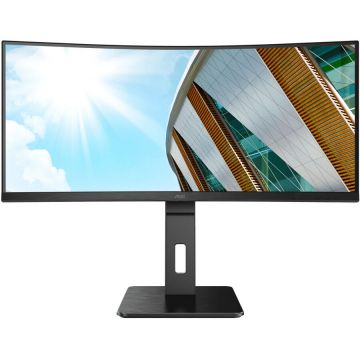 AOC Monitor Curbat WLED VA AOC 34 WQHD 100Hz 4ms HDMI DisplayPort USB USB-C KVM CU34P2C AOC Monitor Curbat WLED VA AOC 34 WQHD 100Hz 4ms HDMI DisplayPort USB USB-C KVM CU34P2C