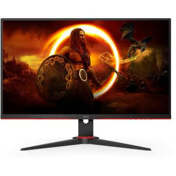 AOC Monitor Gaming WLED IPS AOC 27 FHD 165Hz 4ms HDMI DisplayPort 27G2SPAEBK, Negru