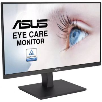 Asus Monitor Eye Care ASUS VA24EQSB, 23.8, Full HD, IPS, Rama ingusta, 75Hz, Adaptive-Sync, Low Blue Light, Flicker Free, Design ergonomic, Montare pe perete