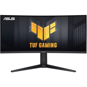 Asus Monitor Gaming ASUS TUF VG34VQEL1A Curved – 34 inch UWQHD (3440 x 1440), 100Hz, Curved design, Extreme Low Motion Blur™, Freesync™, 1ms (MPRT),125% sRGB, HDR