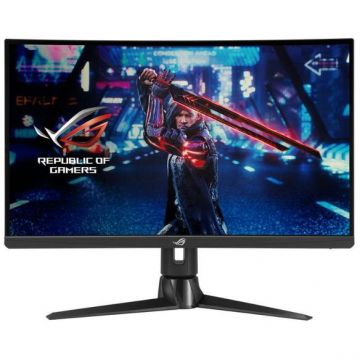 Asus Monitor Gaming Fast IPS LED ASUS ROG Swift 27 XG27AQV, QHD (2560 x 1440), HDMI, DisplayPort, AMD FreeSync, Nvidia G-Sync, Pivot, 170 Hz, 1 ms, Negru