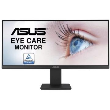 Asus Monitor IPS LED ASUS 29 VP299CL, UW-HD (2560 x 1080), HDMI, DisplayPort, AMD FreeSync, Boxe, Negru