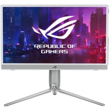Asus Monitor Portabil Gaming IPS LED ASUS ROG Strix 15.6 XG16AHP-W, Full HD (1920 x 1080), Micro HDMI, USB-C, Boxe, 144 Hz, 3 ms, Alb