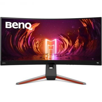 benq Monitor LED Gaming Curbat BenQ Mobiuz EX3410R, 34inch WUHD VA, 2ms, 144Hz, Gri