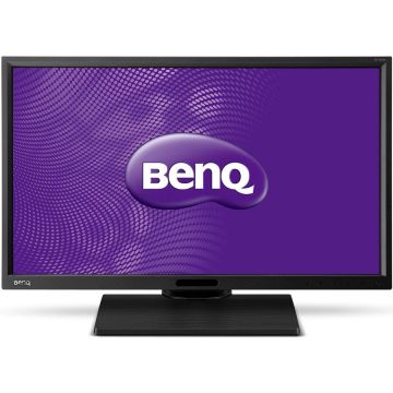 benq Monitor LED IPS BenQ BL2420PT, 23.8, Wide, QHD, DVI, HDMI, D-sub, Boxe, Negru
