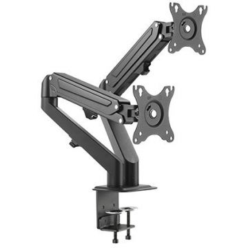 Blackmount Suport 2 monitoare Gas Spring Blackmount MNT25-2, 17-27, 6.5 Kg, Negru Blackmount Suport 2 monitoare Gas Spring Blackmount MNT25-2, 17-27, 6.5 Kg, Negru