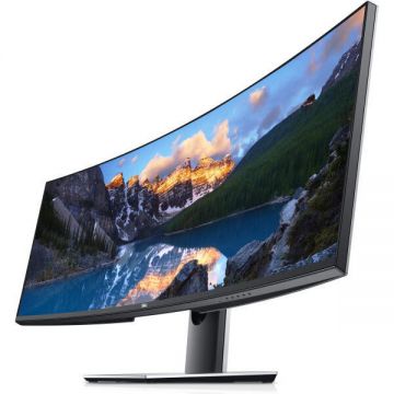 Dell Monitor curbat LED IPS Dell 49, Dual QHD, Display Port, Negru