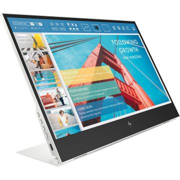 HP Monitor HP E-Series E14 G4 35,6 cm 14inch 1920 x 1080 Pixel Full HD LED Alb