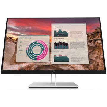 HP Monitor IPS LED HP 27 E27u G4, QHD, 2560 x 1440, HDMI, DisplayPort, Negru/Argintiu HP Monitor IPS LED HP 27 E27u G4, QHD, 2560 x 1440, HDMI, DisplayPort, Negru/Argintiu