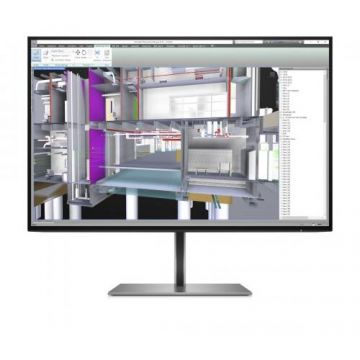 HP Monitor LED HP Z24U G3, 24inch, 1920x1200, 5ms GTG, Silver