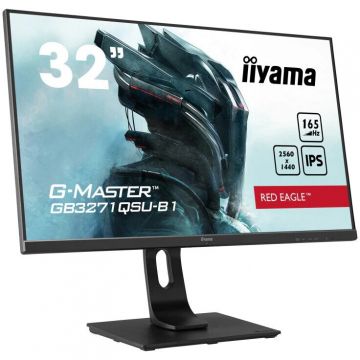 IIYAMA Monitor iiyama G-Master Red Eagle GB3271QSU WQHD IPS 165Hz 1ms FreeSync Premium 2xHDMI 2xDP, Negru