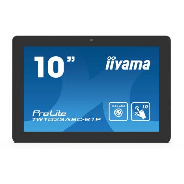 IIYAMA Monitor informatii si publicitate iiyama ProLite TW1023ASC-B1P 10 Android, PoE, Cam, Speaker