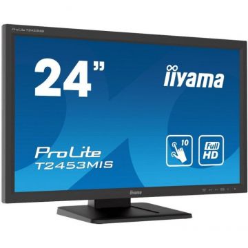 IIYAMA Monitor LED Touch Iiyama ProLite T2453MIS-B1, 23.6inch FHD VA, 4ms, Negru