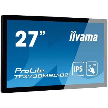 IIYAMA Monitor tactil iiyama ProLite TF2738MSC-B2 27 IPS LED IPX1 OpenFrame, Negru