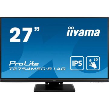 IIYAMA Monitor TOUCH iiyama ProLite T2754MSC-B1AG 27 IPS, FullHD, Antirefleks, VGA, HDMI, Negru