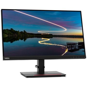 Lenovo Monitor IPS LED Lenovo ThinkVision 23.8 T24m-20, Full HD,1920x1080, HDMI, DisplayPort, Pivot, Negru