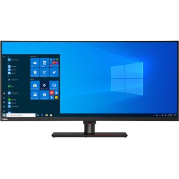 Lenovo Monitor LED Lenovo ThinkVision P40w-20 39.7 inch 4 ms Negru Webcam USB-C Thunderbolt 75 Hz