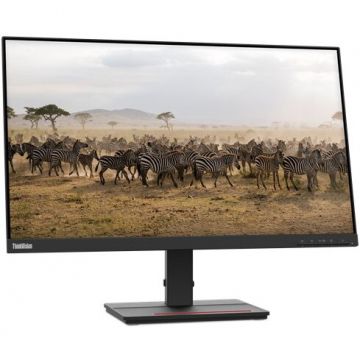 Lenovo Monitor Lenovo ThinkVision 27'', LED, IPS, Full HD, 4ms, VGA, HDMI, S27e-20, Negru