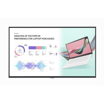 Lg Display profesional LG New High Haze 43UH5J-H, 43 4K UHD, 60Hz 8ms, HDMI, DP, DVI, RS232C, Ethernet, Web OS