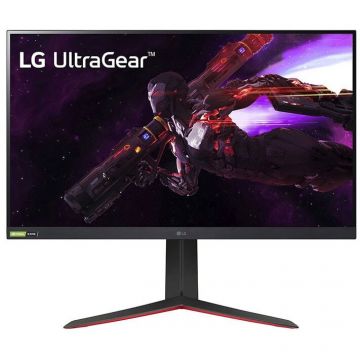 LG Monitor LED Nano IPS LG 32'' UltraGear QHD, 165Hz, 1ms, G-SYNC Compatible, AMD FreeSync™ Premium, HDR10, HDMI, Display Port, USB, Negru