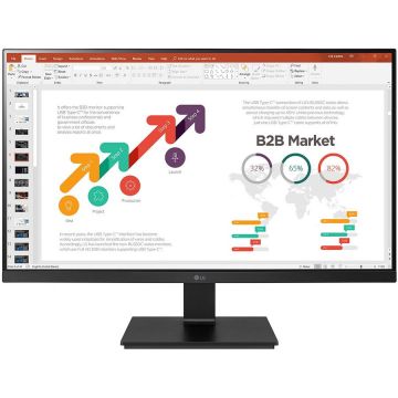 Lg Monitor LG 24BL650C-B, 23.8 FHD 16:9, 60Hz 5ms, HDMI, DP, USB-C