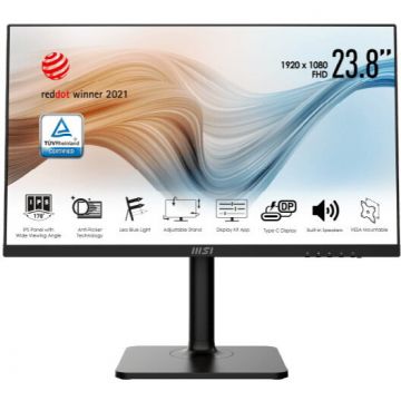 MSI Monitor MSI LED Modern MD241P, 23.8 inch FHD, IPS, 5 ms, Negru MSI Monitor MSI LED Modern MD241P, 23.8 inch FHD, IPS, 5 ms, Negru