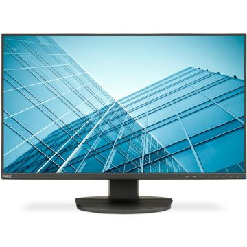 NEC Monitor LED NEC EA271F 27, PANEL IPS, FULL HD, DP/HDMI/VGA, NEGRU