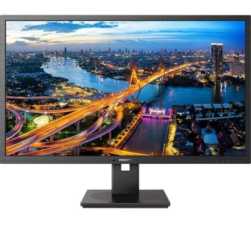 Philips Monitor Philips 325B1L/00, 31.5'' QHD, LED, IPS, 75Hz, 4ms, Adaptive Sync, FlickerFree, Pivot, Display Port, HDMI, USB, Negru