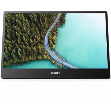 Philips Monitor Portabil WLED IPS Philips 15.6 FHD 60Hz 5ms USB USB-C Pivot 16B1P3302/00
