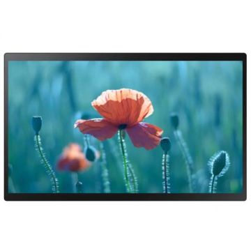 Samsung Display Profesional ADS LED Samsung 23.8 LH24QBRTBGCXEN, Full HD (1920 x 1080), HDMI, WiFi, Touch,Negru