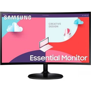Samsung Monitor 24 inch LS24C360EAUXEN VA 1920x1080 FHD 16:9 1xD-sub 1xHDMI 4 ms (GTG) zakrzywiony 2 lata d2d