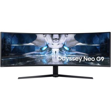 Samsung Monitor curbat LED VA Samsung Odyssey G9 Neo 49, Dual QHD, Display Port, 1ms, 240Hz, FreeSync, Vesa, Negru