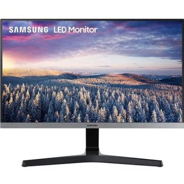 Samsung Monitor Gaming IPS LED Samsung 23.8 LS24R350FZUXEN, Full HD (1920 x 1080), VGA, HDMI, 75 Hz (Negru/Argintiu)