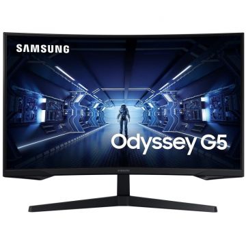 Samsung Monitor gaming LED VA Samsung 32, WQHD, Display Port, Curbat, 1ms, 144Hz, FreeSync, Negru