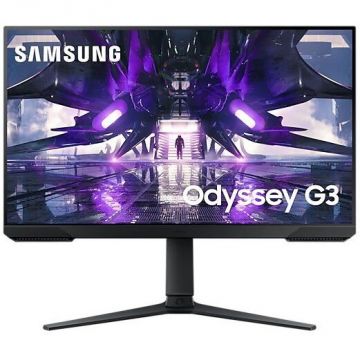 Samsung Monitor Gaming VA LED Samsung 27 LS27AG320NUXEN, Full HD, 1920 x 1080, HDMI, DisplayPort, Pivot, 165 Hz, 1 ms, Negru