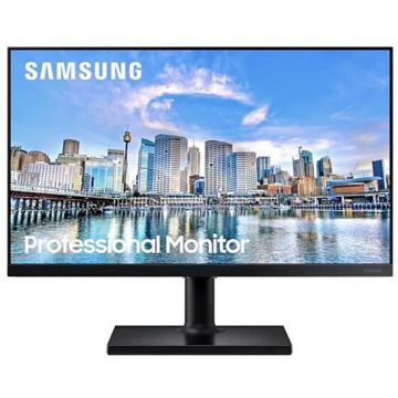 Samsung Monitor IPS LED Samsung 24 F24T450FZU, Full HD (1920 x 1080), HDMI, DisplayPort, AMD FreeSync, Pivot, Boxe, Negru