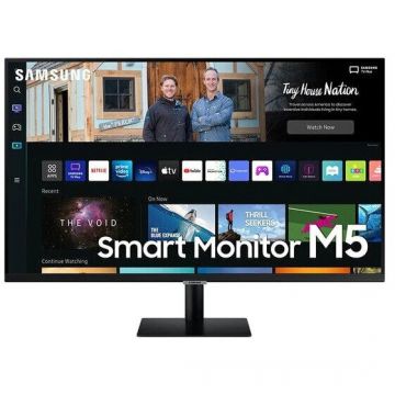 Samsung Monitor Smart LED VA SAMSUNG M5 LS27BM500EUXEN, 27, Full HD, 60Hz, HDR10, Negru