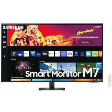 Samsung Monitor smart Samsung M7 S43BM700UP, 43 4K UHD, 60Hz 4ms, HDMI, USB-C, HDCP, WiFi, Tizen OS