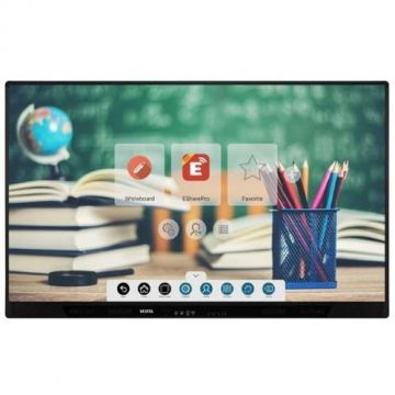 Vestel Monitor interactiv Vestel IFX863-4P, 86 inch UHD, 5 ms, HDMI, Wi-Fi, Difuzor, Negru